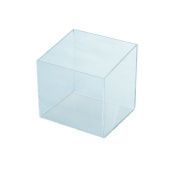 Короб из оргстекла с одной ячейкой 20х20х20 см, настольный, KN-1200-200-200