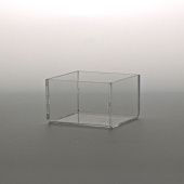 Короб из оргстекла с одной ячейкой 12х8х8 см, настольный, KN-1120-080-080